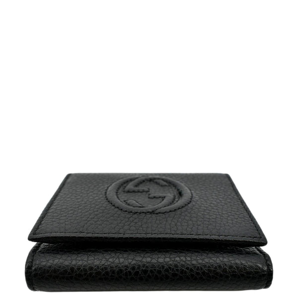 GUCCI Soho Leather Wallet Black 593207