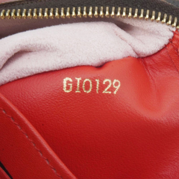 LOUIS VUITTON Blooming Flowers Pochette Monogram Canvas Chain Crossbody Bag Brown