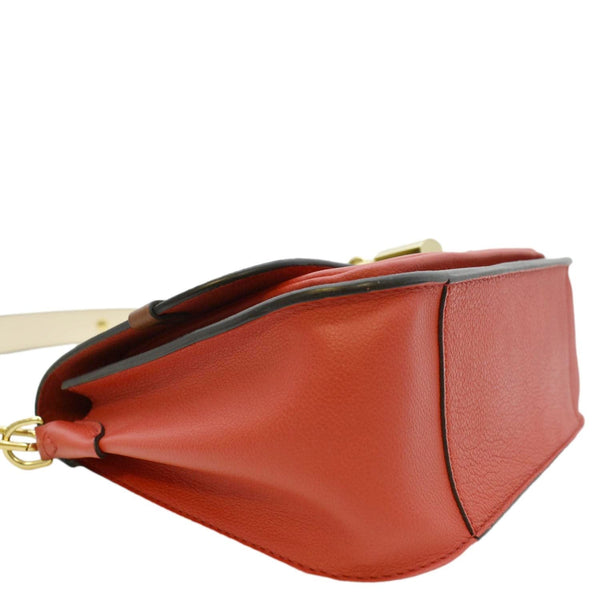 LOUIS VUITTON Vaugirard Monogram Canvas Shoulder Bag Coquelicot