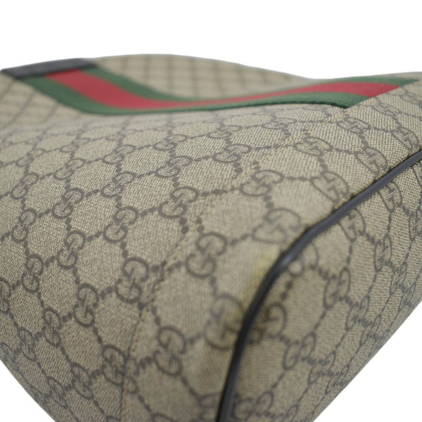 GUCCI Web GG Supreme Canvas Backpack Beige 443805