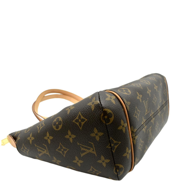 LOUIS VUITTON Totally PM Monogram Canvas Shoulder Tote Bag Brown