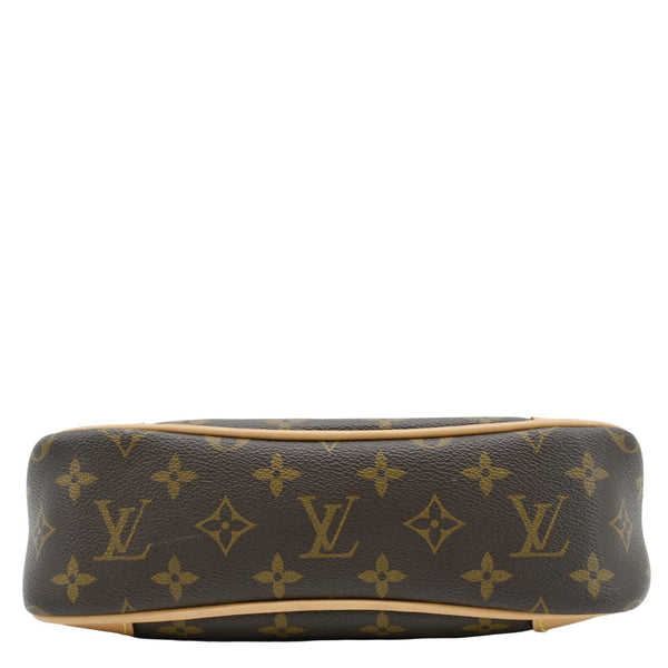 LOUIS VUITTON Odeon PM Monogram Canvas Shoulder Bag Brown