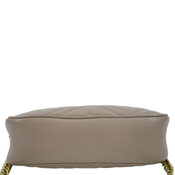 GUCCI GG Marmont Matelasse Leather Crossbody Bag Dusty Pink 447632