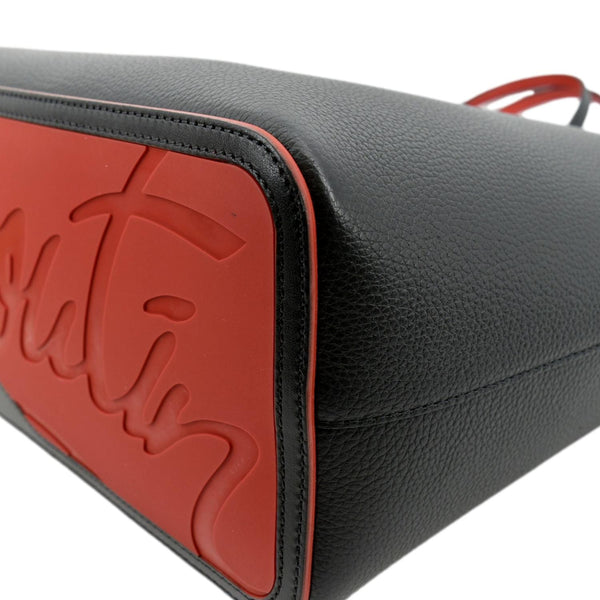CHRISTIAN LOUBOUTIN Cabata Large Empire Paris Leather Tote Bag Black