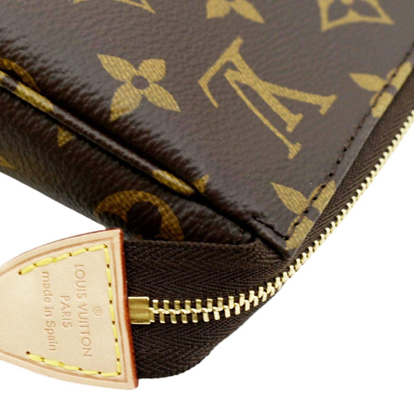 Louis Vuitton Pochette Accessories Canvas Pouch Bag Brown Color - Top Right