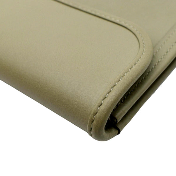 HERMES Jige Elan 29 Calfskin Leather Clutch Wallet Trench