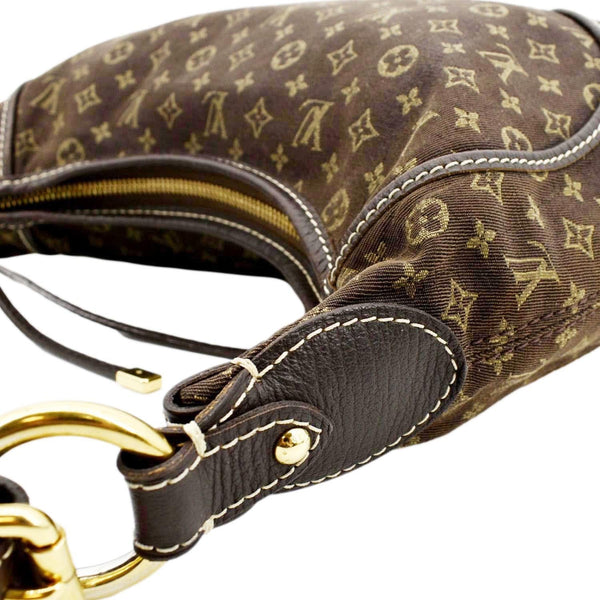 Louis Vuitton Manon PM Mini Lin Monogram Hobo Bag in Brown Color
