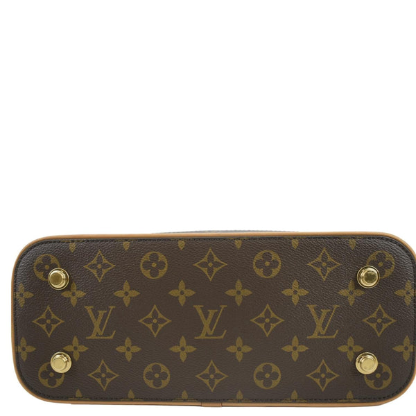 LOUIS VUITTON Carry All MM NM Monogram Canvas Shoulder Bag Brown