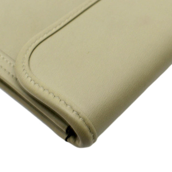 HERMES Jige Elan 29 Calfskin Leather Clutch Wallet Trench