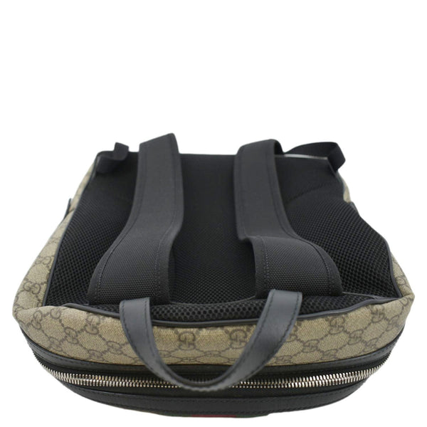 GUCCI Web GG Supreme Canvas Backpack Beige 443805