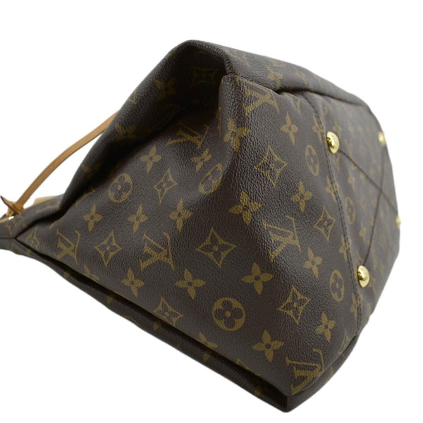 LOUIS VUITTON Artsy MM Monogram Canvas Hobo Bag Brown