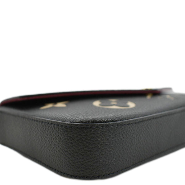 LOUIS VUITTON Felicie Pochette Monogram Empreinte Crossbody Bag Bicolor