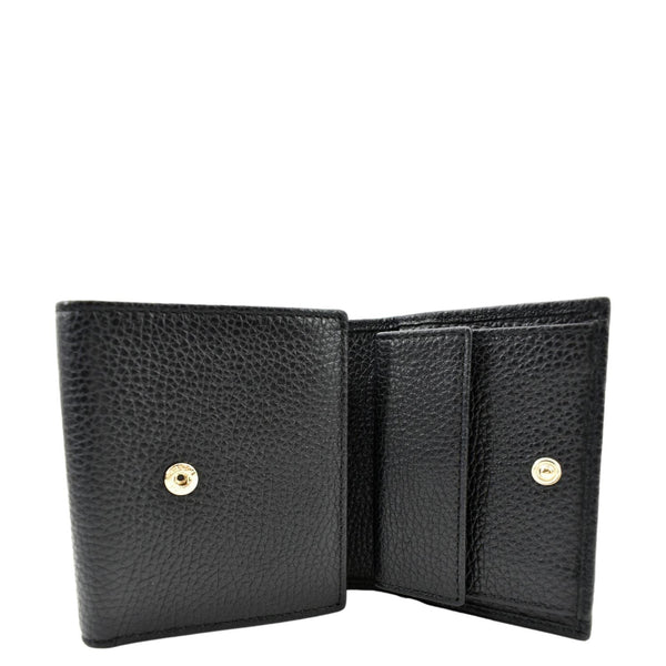 GUCCI Soho Leather Wallet Black 593207