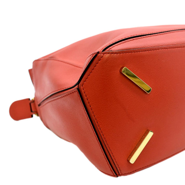 LOEWE Puzzle Medium Leather Shoulder Bag Red