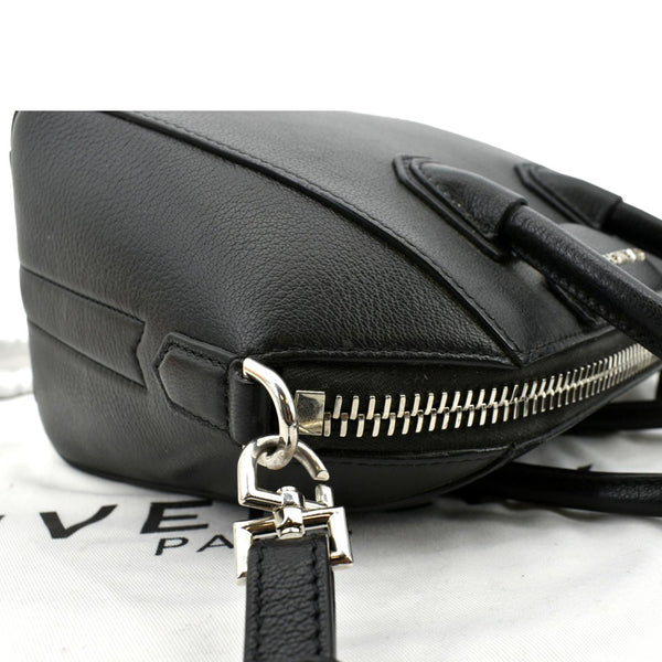 GIVENCHY Antigona Mini Leather Shoulder Bag Black