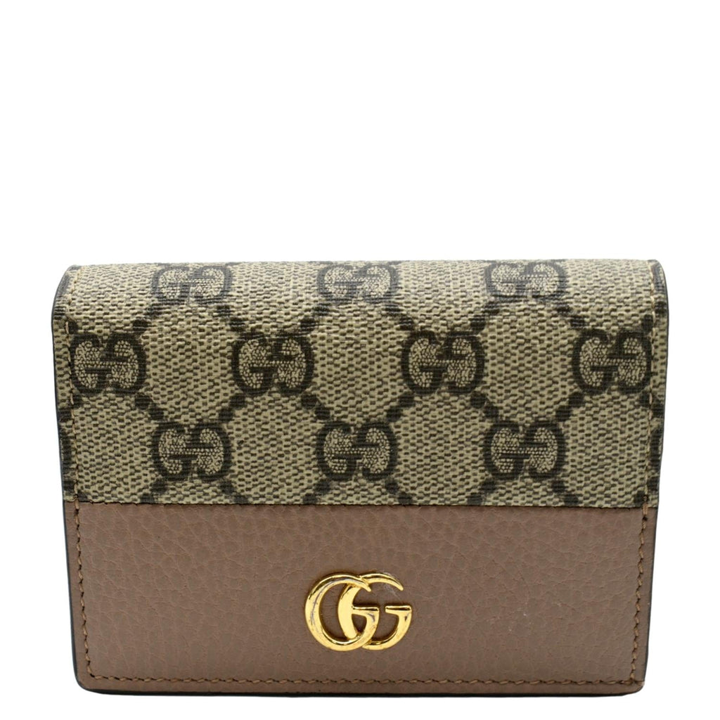 Gucci Card Wallet Grey mix Black Leather 248421 main image 0