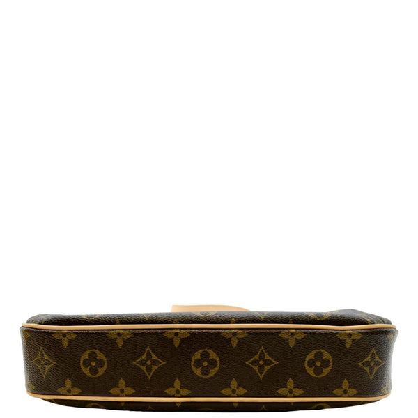 LOUIS VUITTON Odeon MM Monogram Canvas Crossbody Bag Brown