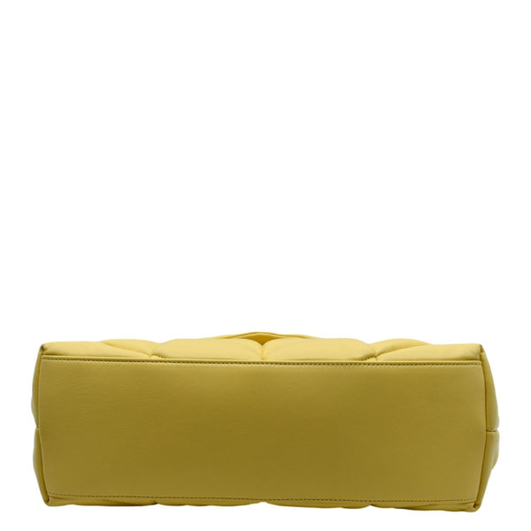 YVES SAINT LAURENT Loulou Puffer Quilted Leather Crossbody Bag Light Creme