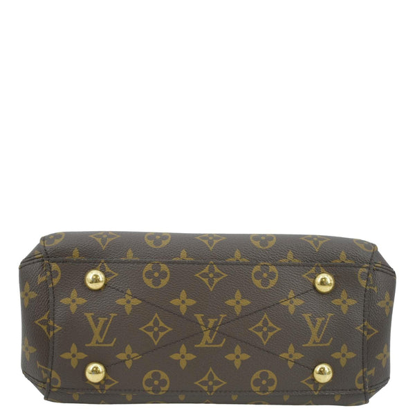 LOUIS VUITTON Montaigne BB Monogram Canvas Satchel Bag Brown