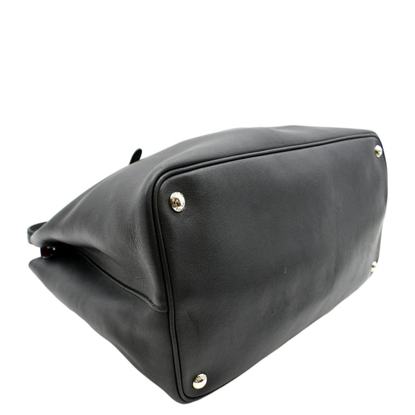 PRADA 2way Leather Tote Shoulder Bag Black BN2815