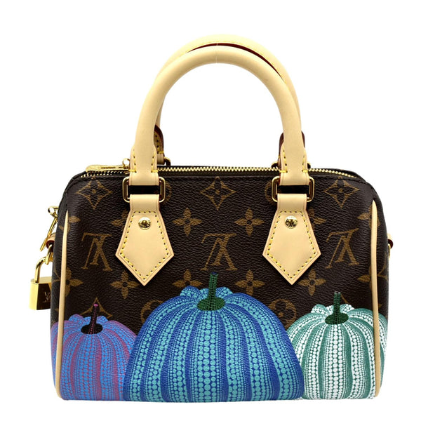 LOUIS VUITTON LV x YK Speedy Bandouliere 20 Monogram Canvas Shoulder Bag Multicolor