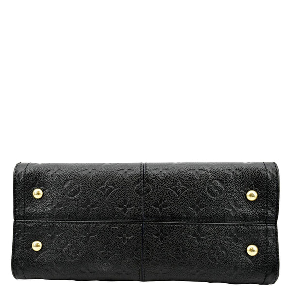 LOUIS VUITTON Sully PM Monogram Empreinte Leather Shoulder Bag Black
