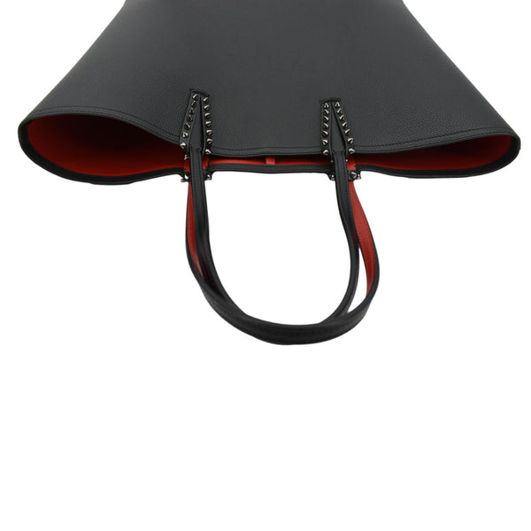 CHRISTIAN LOUBOUTIN Cabata Large Empire Paris Leather Tote Bag Black