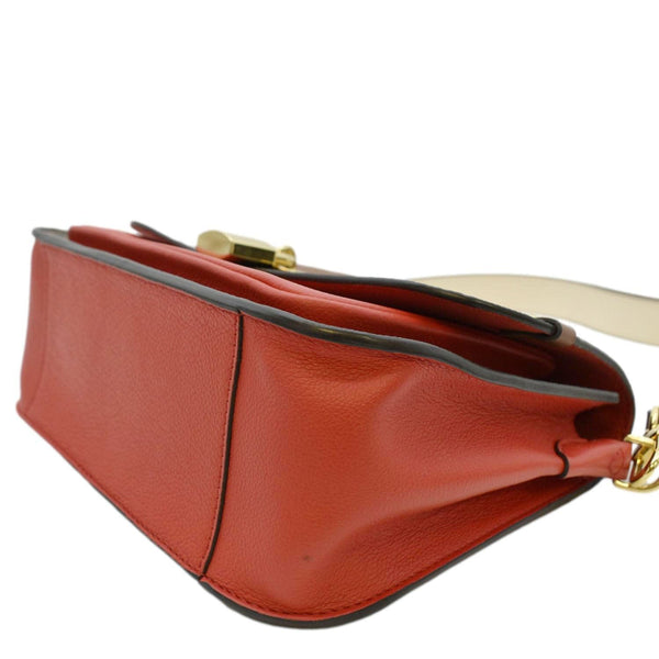 LOUIS VUITTON Vaugirard Monogram Canvas Shoulder Bag Coquelicot