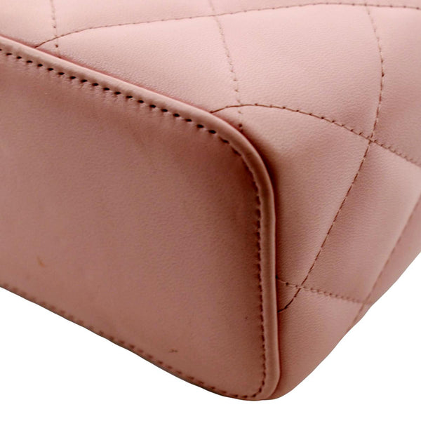 Chanel Resin Elegant Quilted Leather Shoulder Bag - Minor spots