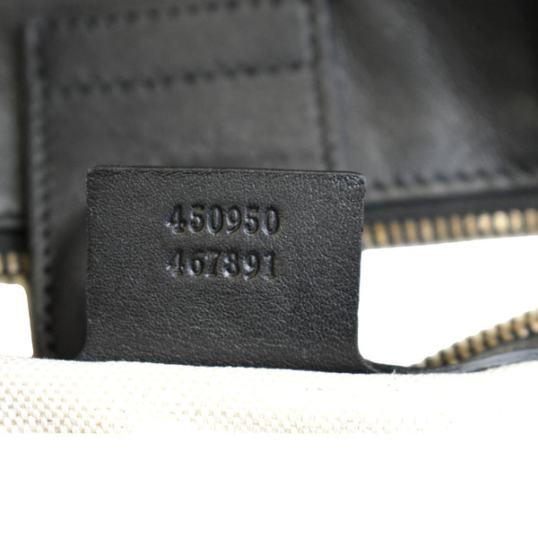 GUCCI L'Aveugle Par Amour Print Vertical Canvas Tote Bag Beige 450950