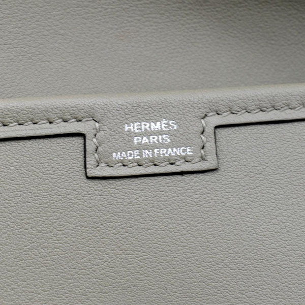 HERMES Jige Elan 29 Calfskin Leather Clutch Wallet Trench