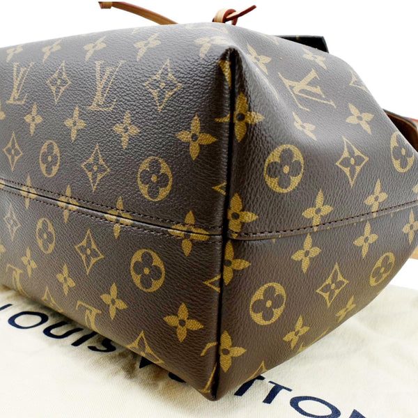 LOUIS VUITTON Montsouris NM PM Monogram Canvas Backpack Bag Brown