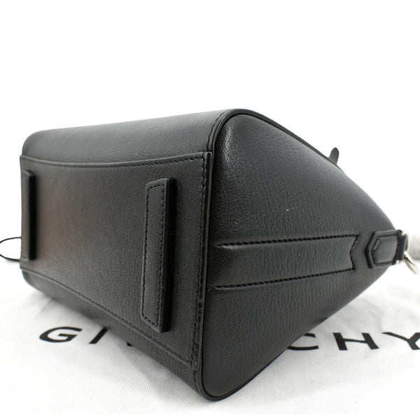 GIVENCHY Antigona Mini Leather Shoulder Bag Black