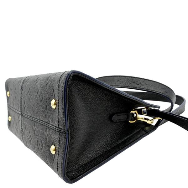 LOUIS VUITTON Sully PM Monogram Empreinte Leather Shoulder Bag Black