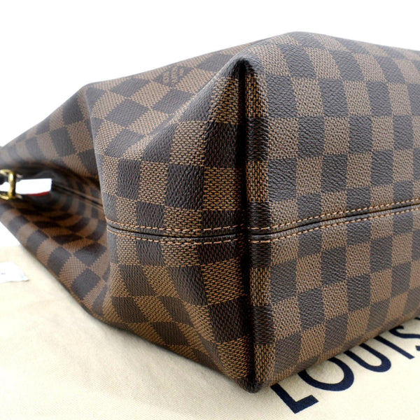 LOUIS VUITTON Graceful MM Damier Ebene Shoulder Bag Brown