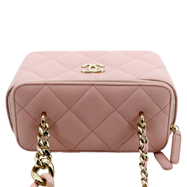 Chanel Resin Elegant Quilted Leather Shoulder Bag - Top