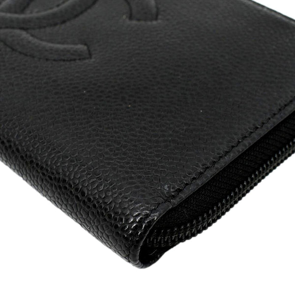 CHANEL Timeless CC Zipped Organizer Wallet Black