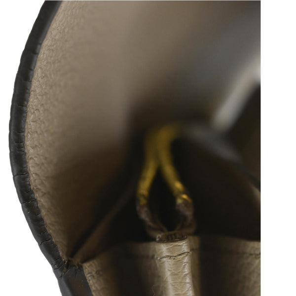 LOUIS VUITTON Sarah Monogram Empreinte Leather Wallet Tourterelle