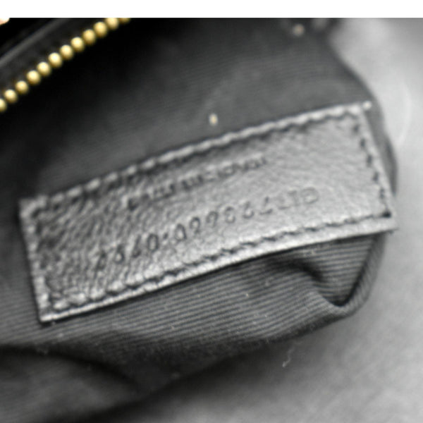 YVES SAINT LAURENT Kate 99 Embossed Alligator Leather Chain Shoulder Bag Black