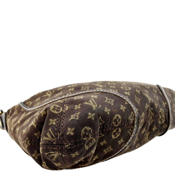 Louis Vuitton Manon PM Mini Lin Monogram Hobo Bag in Brown Color