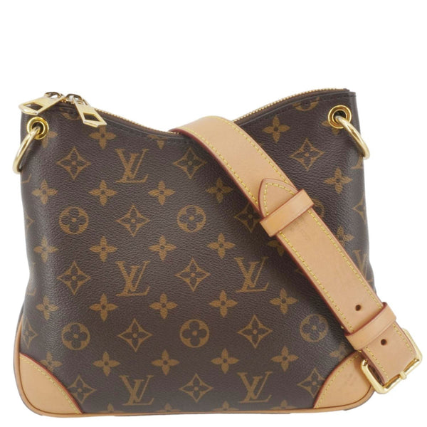LOUIS VUITTON Odeon NM PM Monogram Canvas Shoulder Bag Brown