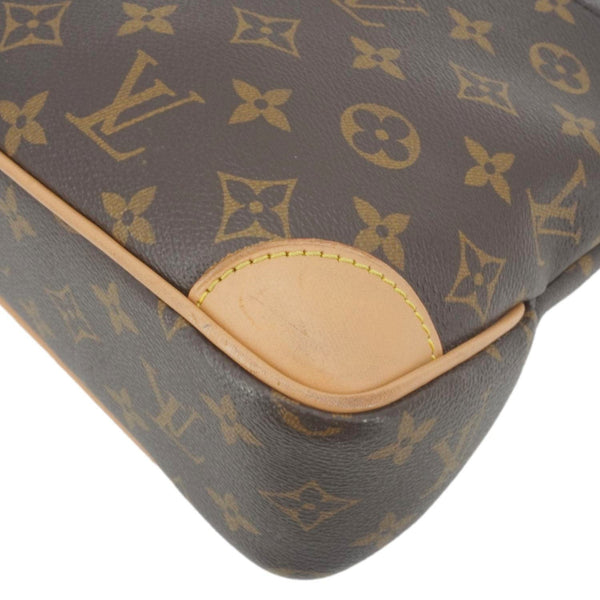 LOUIS VUITTON Odeon NM PM Monogram Canvas Shoulder Bag Brown