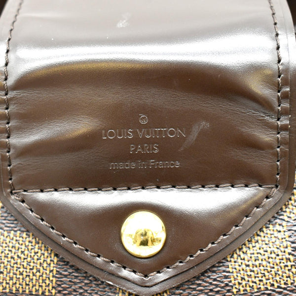 LOUIS VUITTON Sistina MM Damier Ebene Shoulder Bag Brown