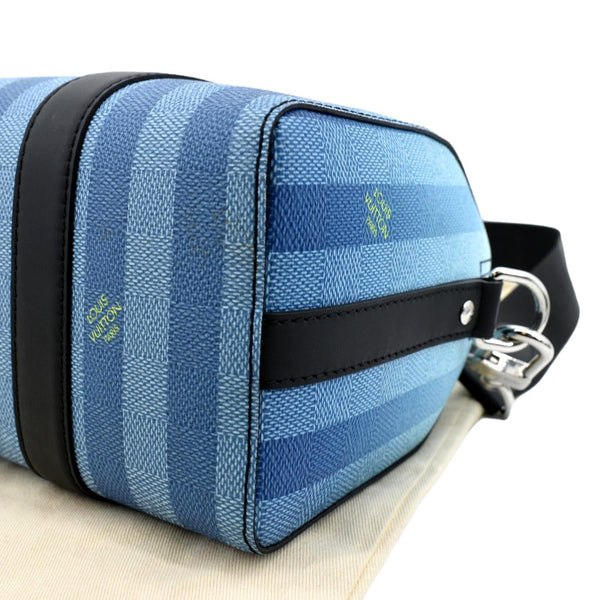 LOUIS VUITTON City Keepall Damier Stripes Shoulder Bag Gradient Blue