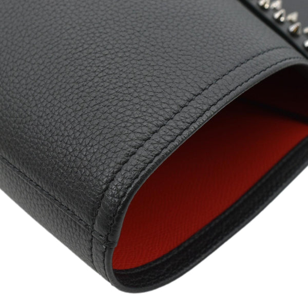 CHRISTIAN LOUBOUTIN Cabata Large Empire Paris Leather Tote Bag Black