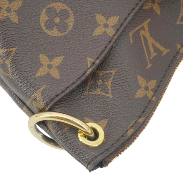 LOUIS VUITTON Odeon NM PM Monogram Canvas Shoulder Bag Brown