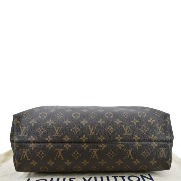 LOUIS VUITTON Graceful MM Monogram Canvas Shoulder Bag Brown