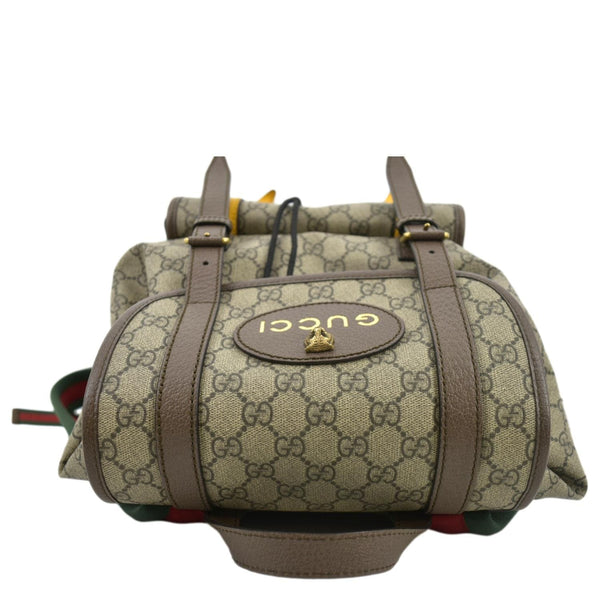 GUCCI Soft GG Supreme Canvas Backpack Bag Beige 473869