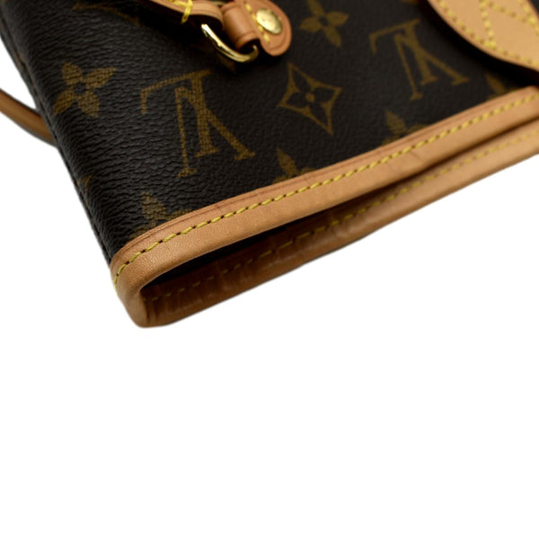 LOUIS VUITTON Neverfull MM Monogram Canvas Tote Bag Brown