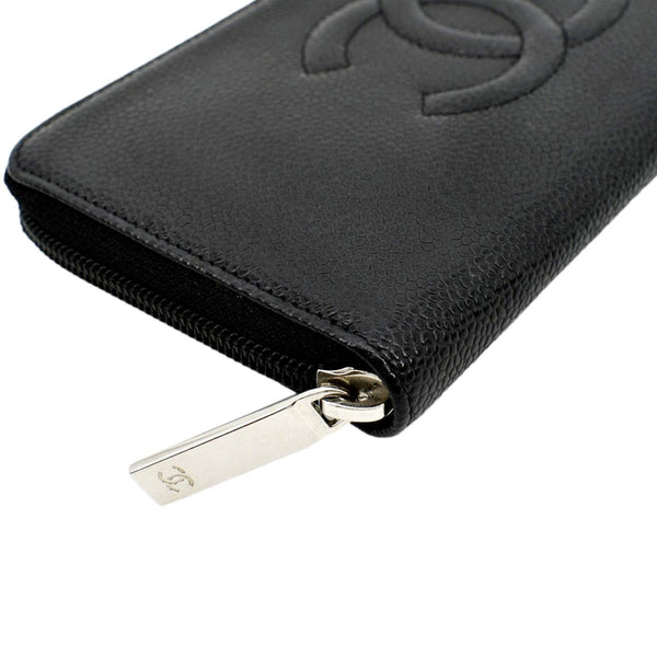 CHANEL Timeless CC Zipped Organizer Wallet Black